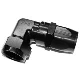 Fragola -20AN x 90 Degree Low Profile Forged Hose End - Black thumbnail 2