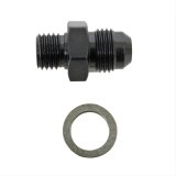Fragola -6AN x 12mm x 1.5 Male Adapter-Weber - Black thumbnail 3