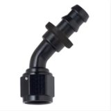 Fragola -10AN Push-Lite End 45 Degree - Black thumbnail 1