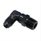 Fragola -6AN x 3/8 NPT 90 Degree Swivel - Black thumbnail 2