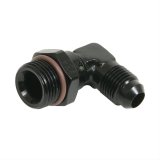 Fragola -6AN x 3/4 - 16 (8) 90 Degree Swivel - Black thumbnail 2
