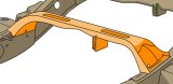Rust Buster 1999-2004 + 2006 Chevy Silverado 1500 ward Fuel Tank Crossmember thumbnail 7