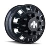 Mayhem 8180 BigRig 24.5x8.25 / 10x285.75 BP / 168mm Offset / 220.1mm Hub Inner Black Wheel thumbnail 2