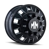 Mayhem 8180 BigRig 24.5x8.25 / 10x285.75 BP / 168mm Offset / 220.1mm Hub Inner Black Wheel thumbnail 3