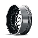 Mayhem 8107D Cogent Dually 20x8.25 / 8x200 BP / -192mm Offset / 142mm Hub Blk w/ Milled Spokes Wheel thumbnail 2