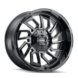Mayhem 8111 Flywheel 20x9 / 5x127 BP / 0mm Offset / 87.1mm Hub Black w/ Milled Spokes Wheel thumbnail 2