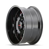 Mayhem 8110 Tripwire 20x9 / 8x165.1 BP / 0mm Offset / 130.8mm Hub Black w/ Prism Red Wheel thumbnail 1