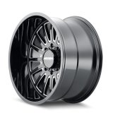 Mayhem 8114 Utopia 22x12 / 8x170 BP / -44mm Offset / 125.2mm Hub Black w/ Milled Spokes Wheel thumbnail 4
