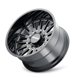 Mayhem 8114 Utopia 22x12 / 8x170 BP / -44mm Offset / 125.2mm Hub Black w/ Milled Spokes Wheel thumbnail 5