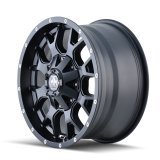 Mayhem 8015 Warrior 20x9 / 6x135 BP / 18mm Offset / 106mm Hub Matte Black Wheel thumbnail 4