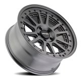 Mayhem 8305 Compass 17x9 / 5x127 BP/ -6mm Offset / 78.1mm Hub Matte Gunmetal w/Blk Bolt Wheel thumbnail 2