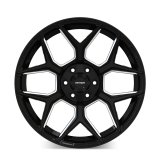 Mayhem Vanquish 8119 20X9.5 / 5x127/5x139.7 / 0mm Offset / 78.1mm Hub - Gloss Black Milled thumbnail 2