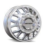 Mayhem 8107D Cogent Dually 17x6.5 8x210 BP -142mm Offset 154.2mm Bore Polished Wheel thumbnail 3