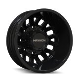 Mayhem 8107D Cogent Dually 17x6.5 8x200 BP -142mm Offset 142mm Bore Gloss Black thumbnail 1