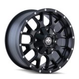 Mayhem 8015 Warrior 18x9 / 8x165.1 BP / -12mm Offset / 130.8mm Hub Matte Black Wheel thumbnail 1