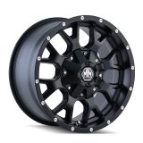 Mayhem 8015 Warrior 20x10 / 8x170 BP / -25mm Offset / 125.2mm Hub Matte Black Wheel thumbnail 2