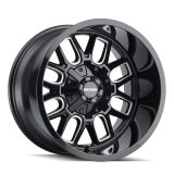 Mayhem 8107 Cogent 20x10 / 8x165.1 BP / -19mm Offset / 130.8mm Hub Gloss Black Milled Wheel thumbnail 2
