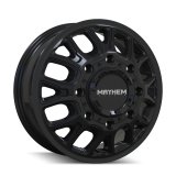 Mayhem 8107D Cogent Dually 17x6.5 / 8x165.1 BP / 125mm Offset / 121.3mm Hub Gloss Black Wheel thumbnail 2