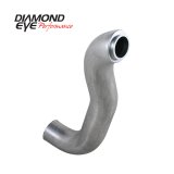 Diamond Eye Downpipe 4in AL: 89-93 5.9L DODGE MACHINED EF thumbnail 1