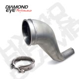 Diamond Eye KIT 4in Downpipe HX40 TURBO-DIRECT FLANGE W/ V-Band CLAMP AL DODGE 94-02 thumbnail 1