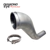 Diamond Eye KIT 4in Downpipe HX40 TURBO-DIRECT FLANGE W/ V-Band CLAMP AL DODGE 94-02 thumbnail 3