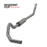 Diamond Eye KIT 4in Turbo Back MFLR RPLCMENT PIPE SGL AL: 98.5 - 02 DODGE CUMMINS 5.9L thumbnail 6
