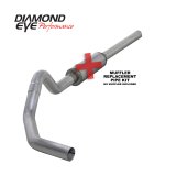Diamond Eye KIT 4in Catback MFLR RPLCMENT PIPE Single AL: 2004.5-2007.5 DODGE CUMMINS 600 thumbnail 2