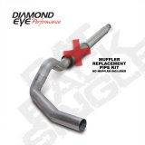 Diamond Eye KIT 5in Catback MFLR RPLCMENT PIPE Single AL: 94-97 FORD 7.3L F250/F350 PWRSTROKE thumbnail 1