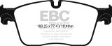 EBC 2017+ Jaguar F-Pace Ultimax2 Front Brake Pads (Use w/ 13.8in Rotors) thumbnail 5