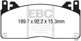 EBC 15-17 Ford Mustang Shelby GT350/GT350R Yellowstuff Front Brake Pads thumbnail 5