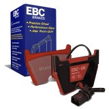 EBC 17-18 Audi RS3 Redstuff Front Brake Pads thumbnail 1