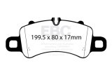 EBC 17-18 Porsche 718 Boxster 2.5L Redstuff Front Brake Pads thumbnail 2