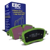 EBC 2018+ Audi A4 Allroad Quattro 2.0L Turbo Greenstuff Rear Brake Pads thumbnail 1