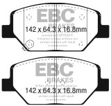 EBC 2016+ Buick Envision 2.0L Turbo Redstuff Front Brake Pads thumbnail 2