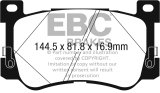 EBC 2017+ Genesis G90 5.0L Redstuff Front Brake Pads thumbnail 5