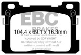 EBC 2017+ Genesis G90 5.0L Redstuff Rear Brake Pads thumbnail 3