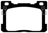 EBC 2017+ Genesis G90 5.0L Redstuff Rear Brake Pads thumbnail 4