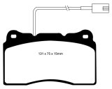 EBC 2014-2016 Maserati Ghibli 3.0L Twin Turbo (330) Yellowstuff Front Brake Pads thumbnail 1
