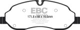 EBC 2015+ Ford Transit 150 SRW Yellowstuff Front Brake Pads thumbnail 4