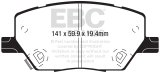 EBC 2015+ Fiat 500X 1.4L Turbo Yellowstuff Front Brake Pads thumbnail 5