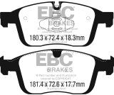EBC 2016+ Volvo XC60 2.0L Turbo T5 Yellowstuff Front Brake Pads thumbnail 3