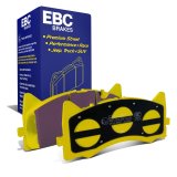 EBC 2015+ Mercedes-Benz C63 AMG (W205) 4.0L Twin Turbo Yellowstuff Front Brake Pads thumbnail 1