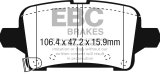 EBC 2016+ Chevrolet Malibu 1.5L Turbo (Elec PB) Yellowstuff Rear Brake Pads thumbnail 4