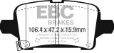 EBC 2016+ Chevrolet Malibu 1.5L Turbo (Elec PB) Yellowstuff Rear Brake Pads thumbnail 5