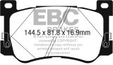 EBC 2017+ Genesis G90 5.0L Yellowstuff Front Brake Pads thumbnail 6