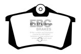 EBC 91-93 Lancia Delta Integrale 2.0L Turbo HF Evo 1 Yellowstuff Rear Brake Pads thumbnail 1