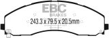 EBC 2017+ Ford F-450 Bluestuff Front Brake Pads thumbnail 6