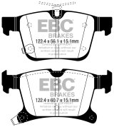 EBC 2016+ Chrysler Pacifica (RU) 3.6L Greenstuff Rear Brake Pads thumbnail 2