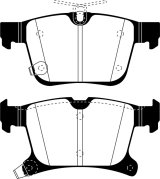 EBC 2016+ Chrysler Pacifica (RU) 3.6L Ultimax2 Rear Brake Pads thumbnail 6