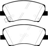 EBC 2017+ Hyundai Elantra 1.4L Turbo Ultimax2 Front Brake Pads thumbnail 4